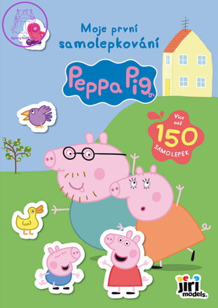 JIRI MODELS Moje první samolepkování 150+ Peppa Pig