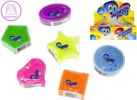 Hmota skákací hopík v krabičce 6 druhů