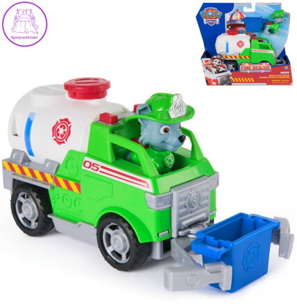 SPIN MASTER Tlapková Patrola Fire Rescue set auto + postavička Rocky