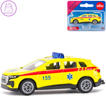 SIKU Auto česká ambulance Audi Q4 e-tron CZ design kovový model
