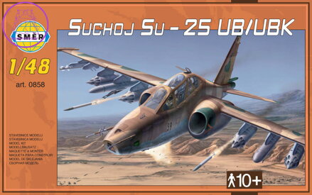 SMĚR Model letadlo Suchoj SU-25 UB/UBK plastová stavebnice letadla 1:48