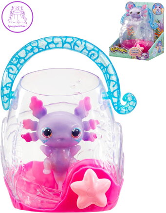 MAC TOYS ANIMAGIC Axolotl strečový svítící v akváriu na baterie Světlo
