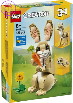 LEGO CREATOR Roztomilý králíček 3v1 31162 STAVEBNICE