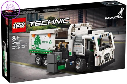 LEGO TECHNIC Popelářský vůz Mack LR Electric 42167 STAVEBNICE