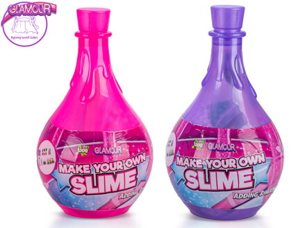 Sada výroba vlastního slizu Glamour v láhvi 2 barvy