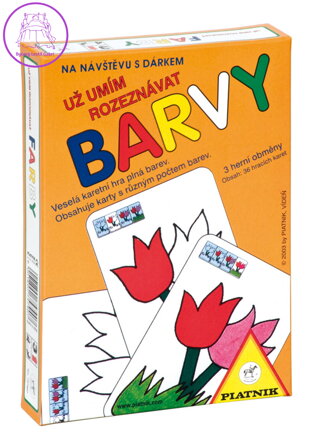 PIATNIK Hra Už umím rozeznávat barvy Karty