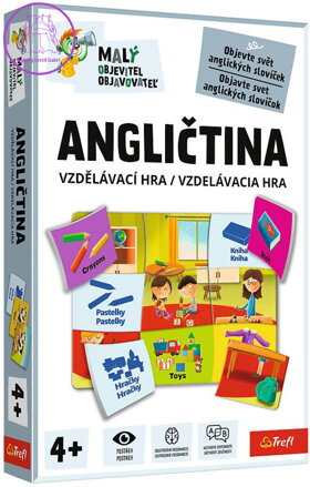 TREFL Hra Malý objevitel Angličtina vzdělávací společenská hra