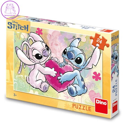 DINO Puzzle 24 Stitch: love story 24 dílků