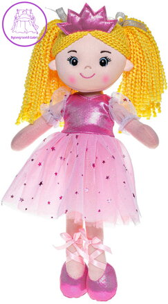 Panenka princezna Babetka látková Co takhle svatba, princi? zpívá na baterie CZ Zvuk