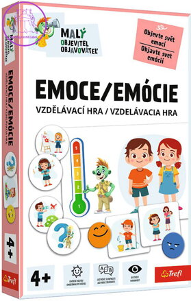 TREFL Hra Malý objevitel Emoce vzdělávací společenská hra