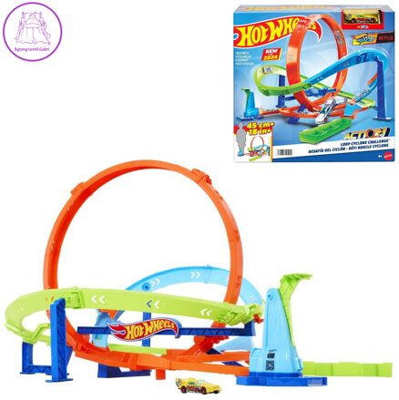 MATTEL HOT WHEELS Extrémní hyper smyčka set akční dráha s autíčkem