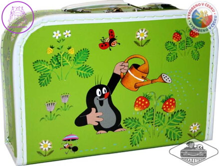 KAZETO Kufr KRTEK (krteček) světle zelený střední kufřík