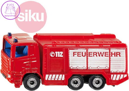 SIKU Auto hasiči cisterna požární kovový model 1034