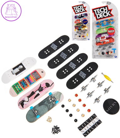 SPIN MASTER Tech Deck Fingerboard prstový skateboard set 4ks s doplňky