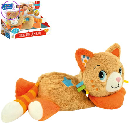 CLEMENTONI CLEMMY Baby kočička uklidňující usínáček vrní na baterie Zvuk