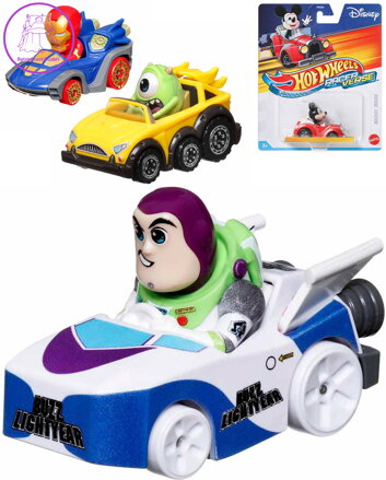 MATTEL HOT WHEELS Auto Racerverse 1.64 s postavičkou různé druhy