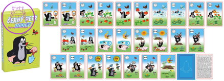 Hra karetní Černý Petr KRTEK (Krteček) hodiny *SPOLEČENSKÉ HRY*