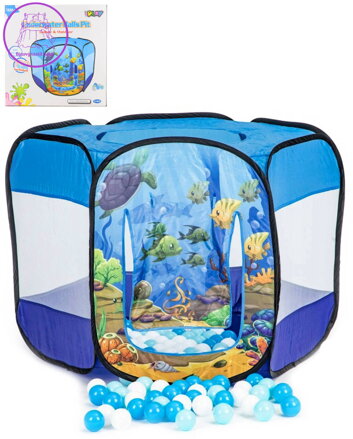 Stan podmořský svět 90x70x90cm baby herní set s míčky 100ks
