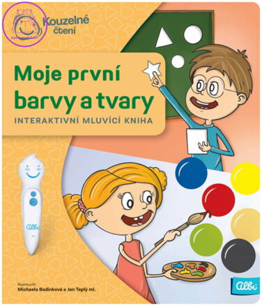 ALBI Kouzelné čtení Kniha interaktivní Moje první barvy a tvary