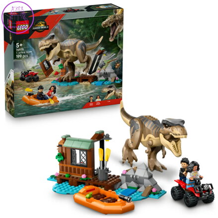 LEGO JW T-Rex a útěk po řece 76975
