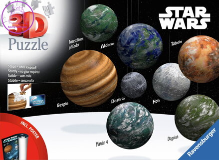 RAVENSBURGER Puzzle 3D Star Wars Galaxie 531 dílků 70x50cm skládačka