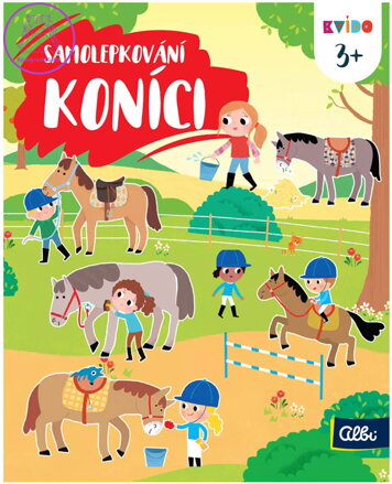 ALBI Kvído Samolepkování: Koníci 100 samolepek