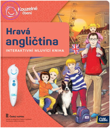 ALBI Kouzelné čtení Kniha interaktivní Hravá angličtina