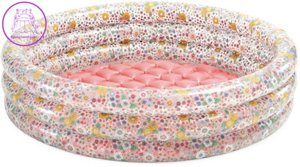 INTEX Nafukovací bazén 86x25cm kulatý baby Květiny 58427