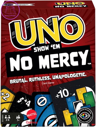 MATTEL HRA Uno karty Show Em No Mercy *SPOLEČENSKÉ HRY*