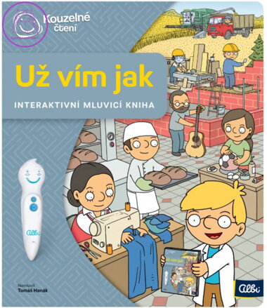 ALBI Kouzelné čtení Kniha interaktivní Už vím jak