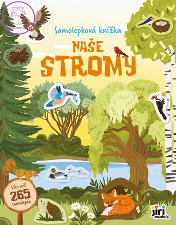 JIRI MODELS Samolepková knížka Naše stromy 265 samolepek
