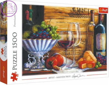 TREFL PUZZLE Obraz Na vinici 85x58cm skládačka 1500 dílků