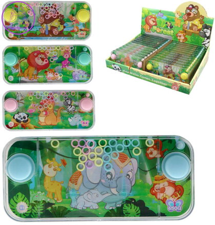 Hra vodní navlékání kroužků na hroty zvířátka 4 druhy