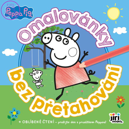 JIRI MODELS Omalovánky bez přetahování Peppa Pig