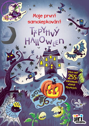 JIRI MODELS Moje první samolepkování 255+ Halloween