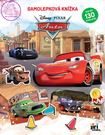 JIRI MODELS Samolepková knížka Auta (Cars) 130 samolepek