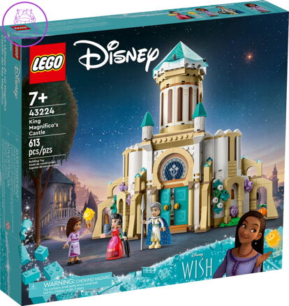 LEGO DISNEY Přání: Hrad krále Magnifica 43224 STAVEBNICE