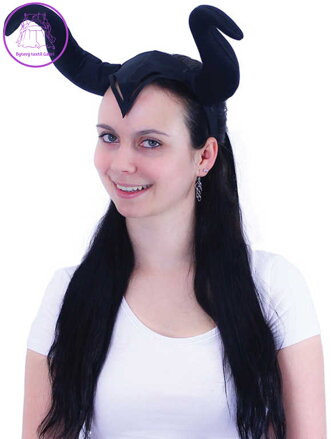 KARNEVAL Rohy černé pro dospělé *KARNEVALOVÝ DOPLNĚK*