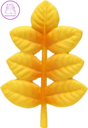 LANCO Zlatý list jeřabina 13cm baby kousátko přírodní kaučuk pro miminko