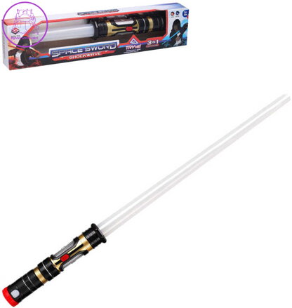 Meč vesmírný světelný teleskopický 80cm na baterie Světlo Zvuk