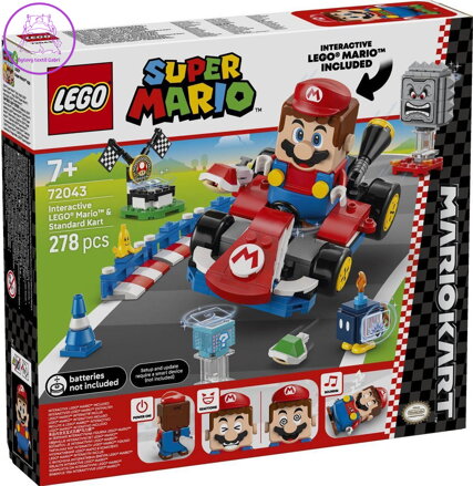 LEGO SUPER MARIO Mario a Standard Kart 72043 STAVEBNICE