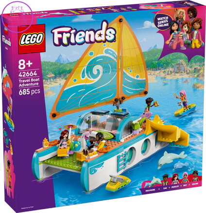 LEGO FRIENDS Dobrodružství na jachtě 42664 STAVEBNICE