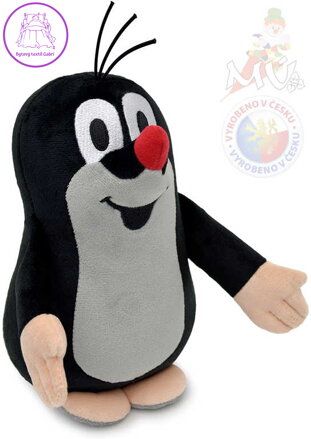 MORAVSKÁ ÚSTŘEDNA Krtek (Krteček) stojící 20cm *PLYŠOVÉ HRAČKY*