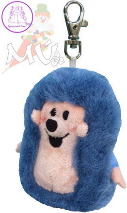 MORAVSKÁ ÚSTŘEDNA Ježek s karabinou šedomodrý *PLYŠOVÉ HRAČKY*