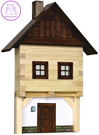 WALACHIA Radnice na zeď W14B Hobby Kit DŘEVĚNÁ STAVEBNICE
