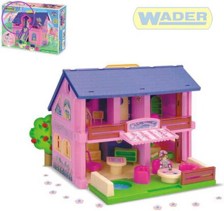 WADER Domeček na hraní dvoupatrový plastový 25400
