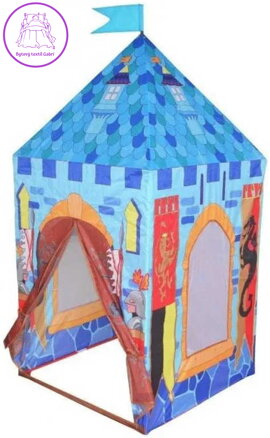 Stan dětský klučičí hrad pro malé rytíře 75x75x160cm v krabici
