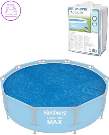BESTWAY Solární kruhová plachta 2,89m kryt na bazén 3,05m (305cm) 58241