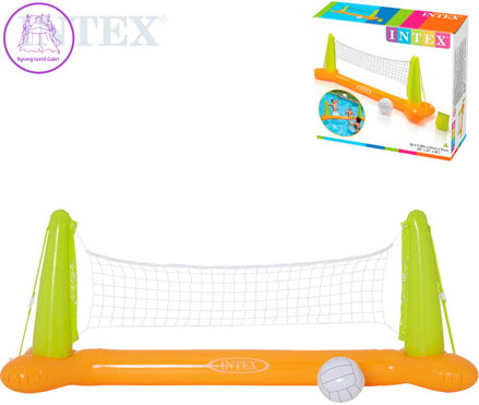 INTEX Nafukovací volejbal do vody set síť 239x64x91cm s míčem 56508