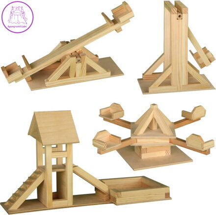 WALACHIA Hřiště W51 Creative Kit DŘEVĚNÁ STAVEBNICE